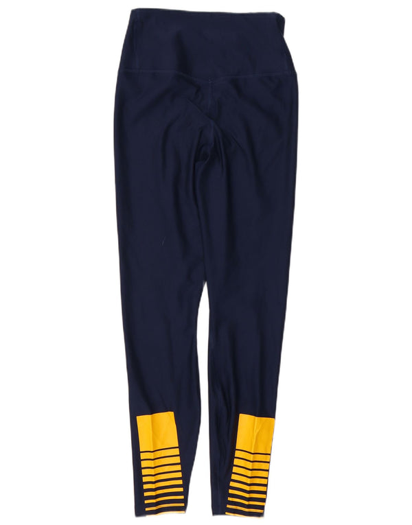 Leggings Dri Fit da donna NIKE UK 12 medio poliestere blu navy
