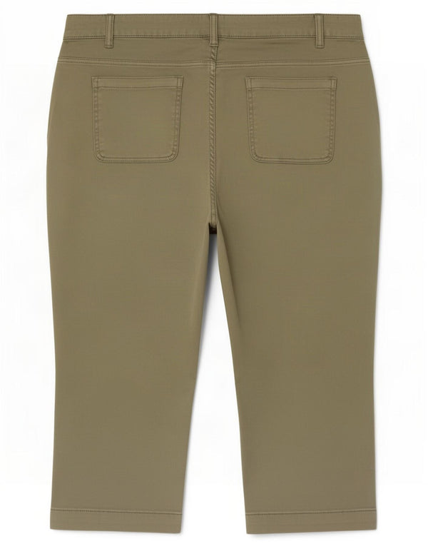 Pantaloni Capri da donna Mountain Warehouse UK 18 XL W36 L20 Cotone kaki