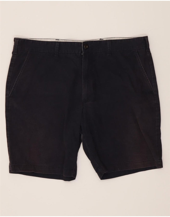 Pantaloncini chino da uomo Marks & Spencer W38 XL cotone blu navy