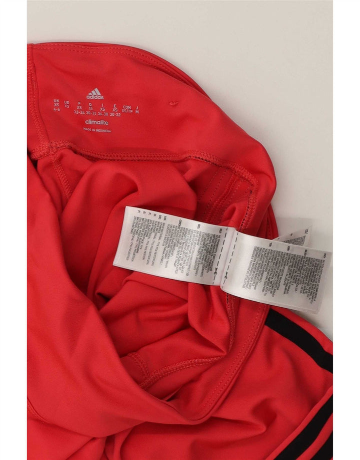 Leggings Adidas Capri da donna UK 4/6 XS poliestere rosa