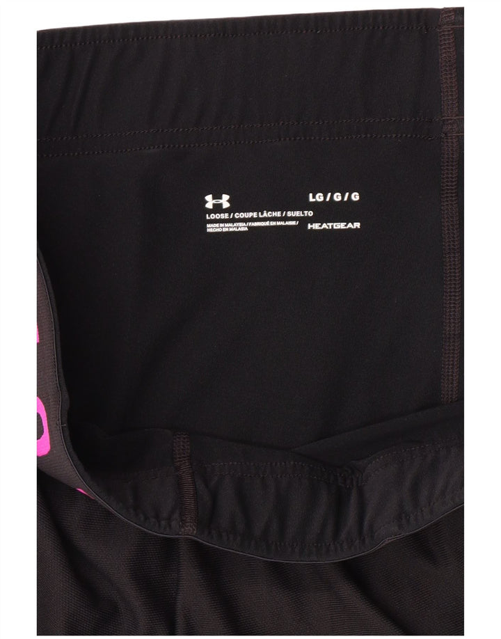 Pantaloncini sportivi UNDER ARMOUR da donna Heat Gear UK 14 Large Black Colourblock