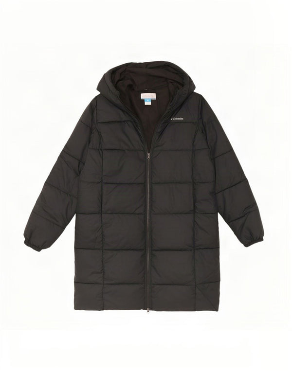Cappotto imbottito oversize con cappuccio da donna Columbia UK 16 grande nero
