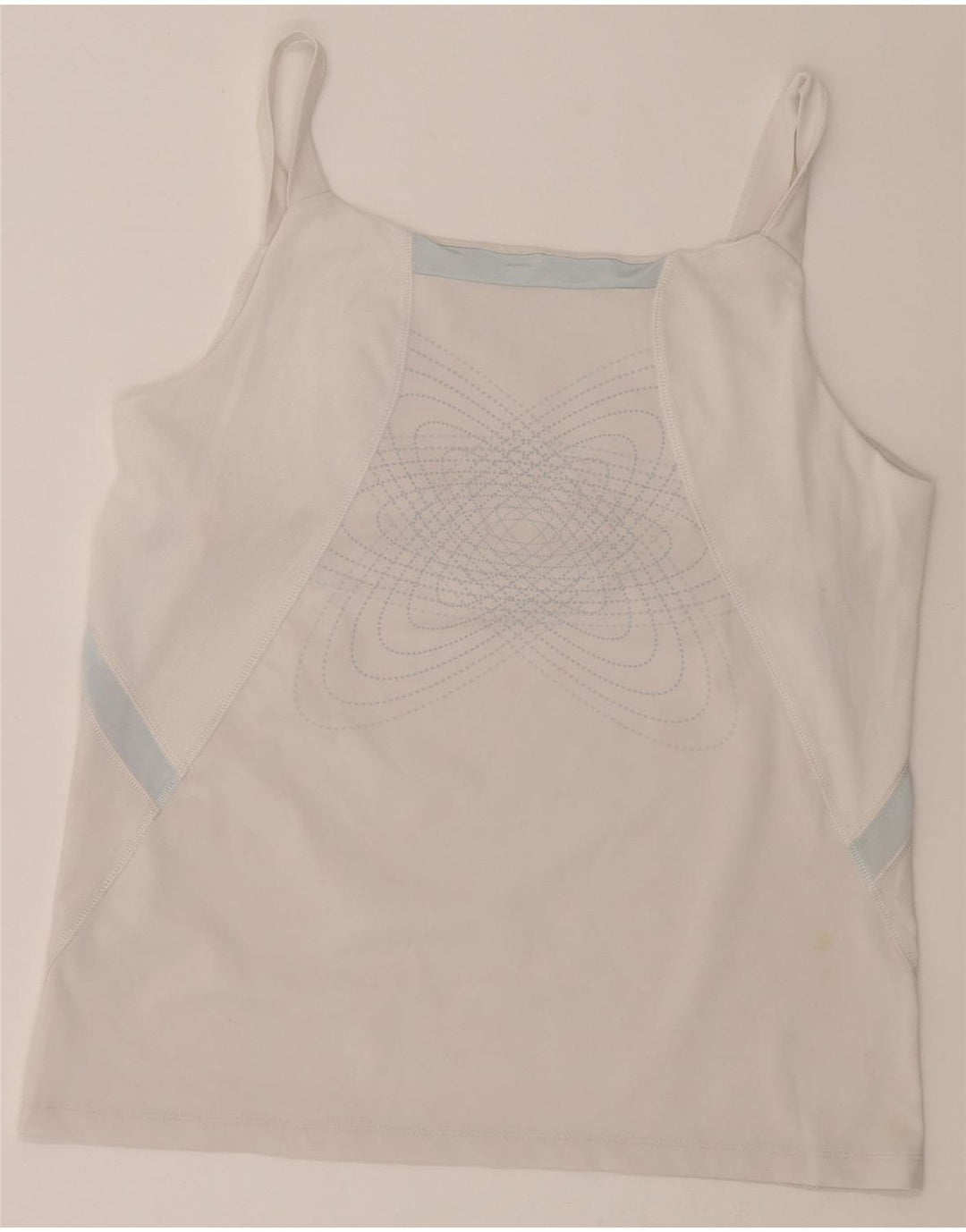 LOTTO Womens Cami Top UK 22 3XL White Polyester Vintage Lotto and Second-Hand Lotto from Messina Hembry 