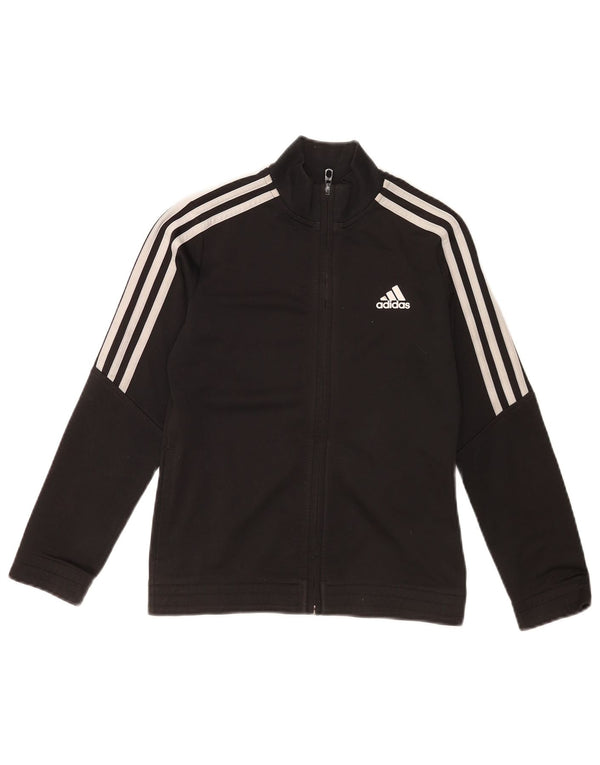 Giacca Top della tuta da ragazzo Adidas 9-10 anni Nera