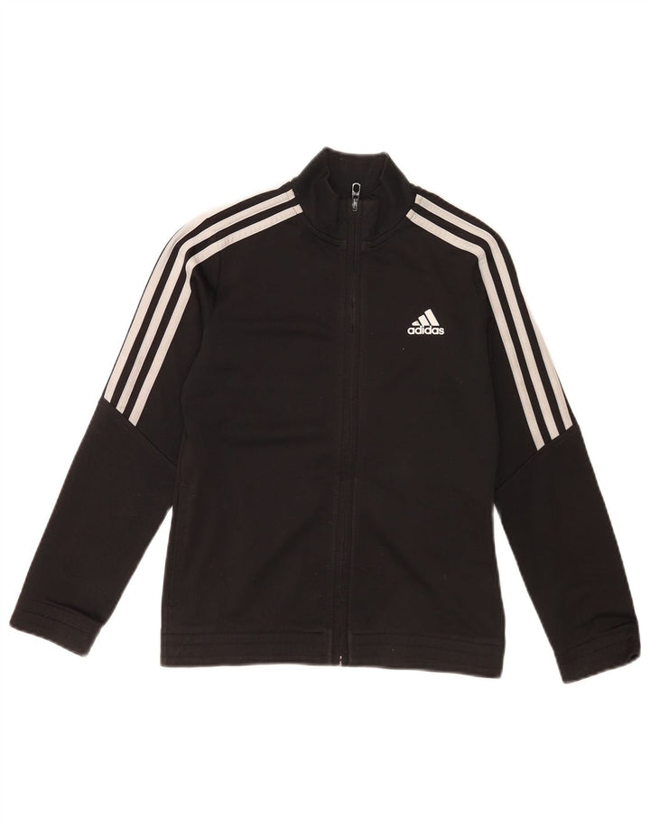 Giacca Top della tuta da ragazzo Adidas 9-10 anni Nera