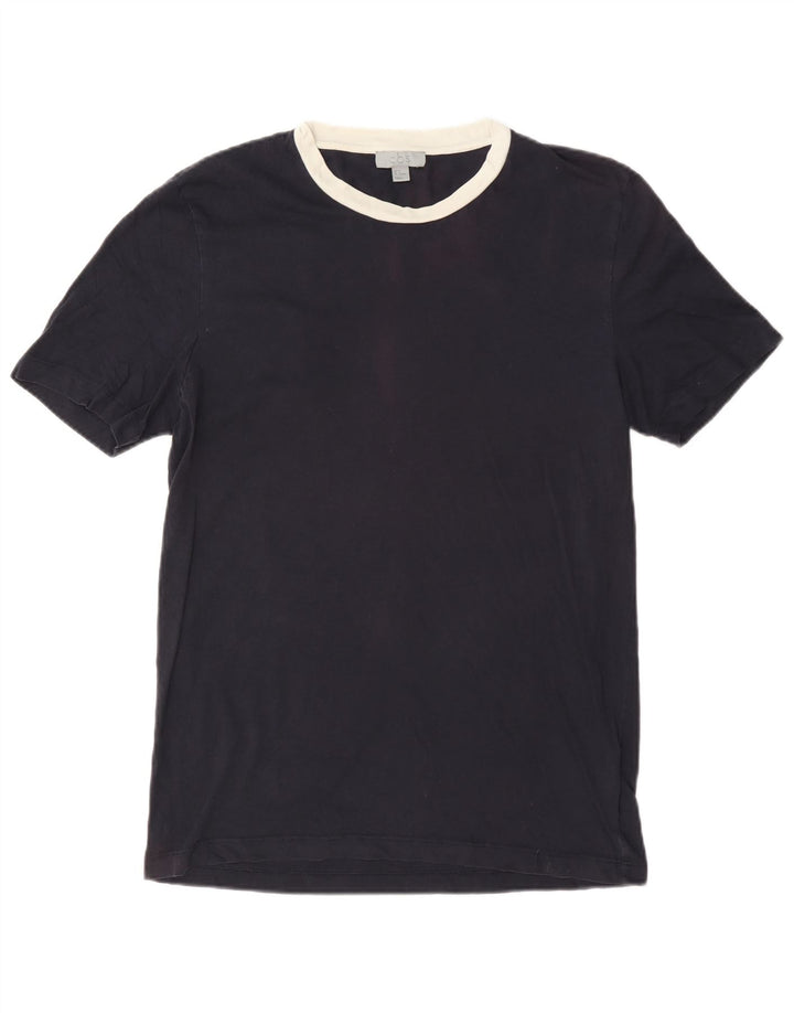 T-shirt da uomo Cos Top in cotone blu navy medio