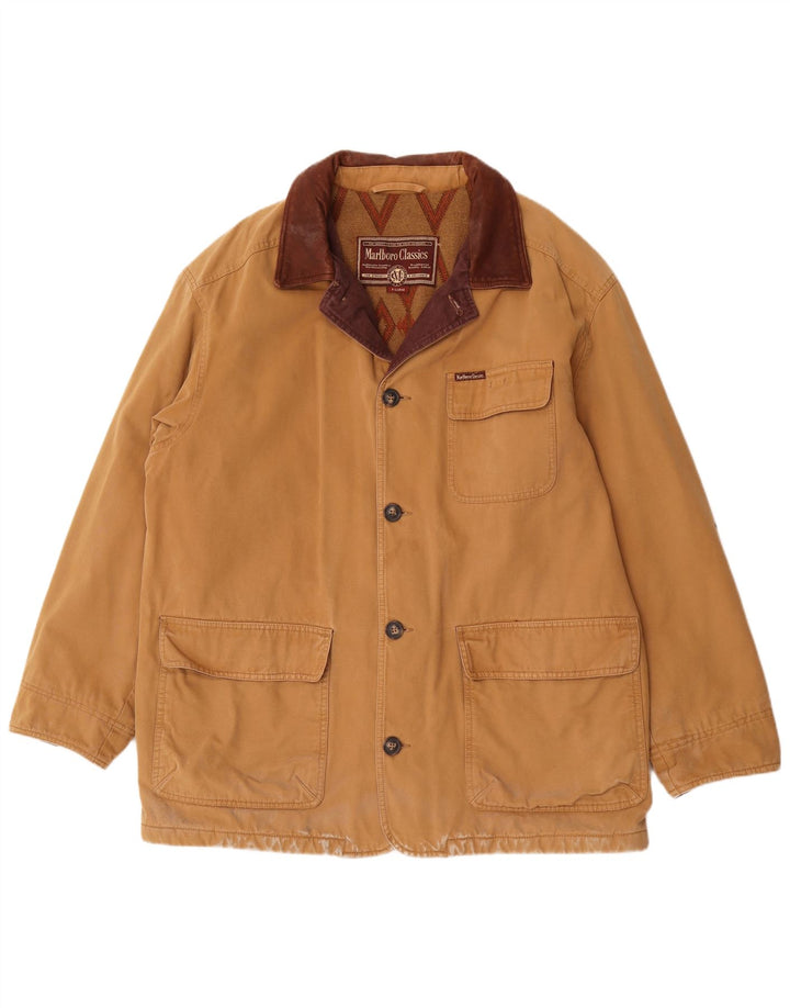 Giacca a vento da uomo Marlboro Classics UK 42 XL Cotone marrone