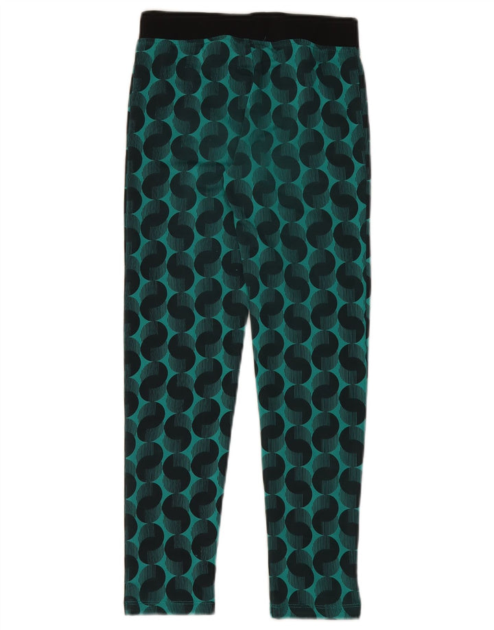 Leggings Puma per ragazze 9-10 anni in poliestere geometrico verde medio