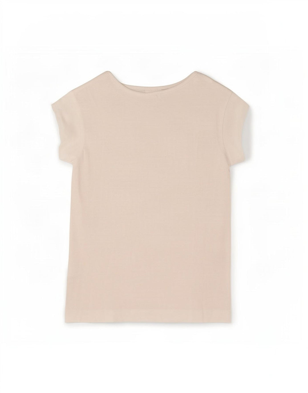 T-shirt Zara da donna Top UK 14 viscosa color block bianco medio