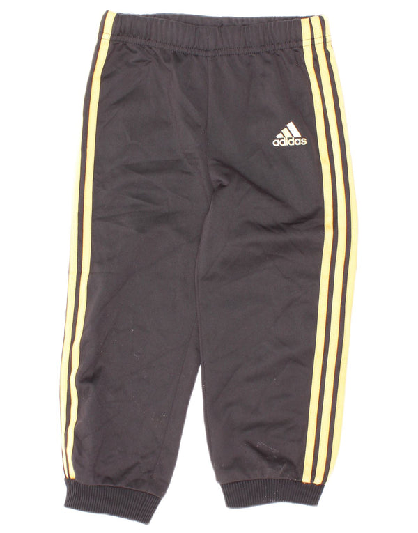 Pantaloni da tuta da jogging Adidas da bambino 18-24 mesi in poliestere nero