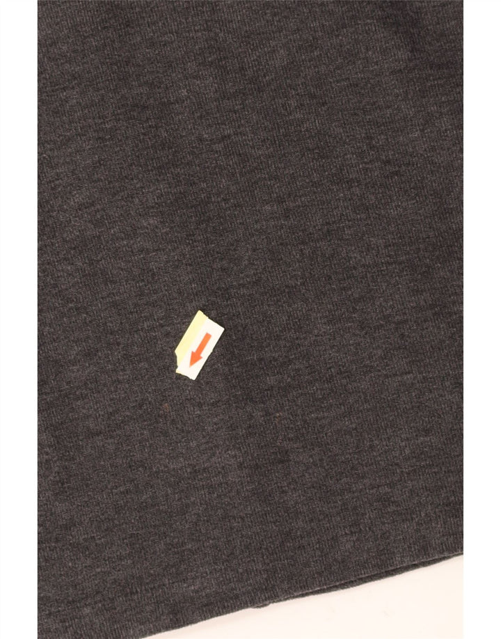 MARKS & SPENCER Maglione cardigan senza maniche da donna UK 8 piccolo grigio