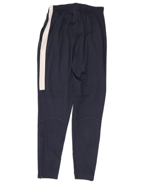Pantaloni da tuta Nike Dri Fit da uomo, piccoli, in poliestere color block blu navy