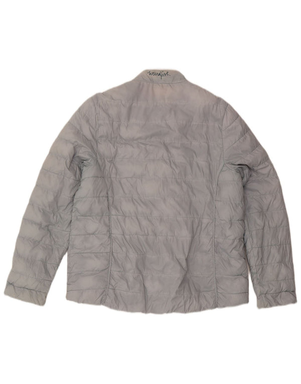 Giacca imbottita da donna Weird Fish UK 18 XL nylon blu