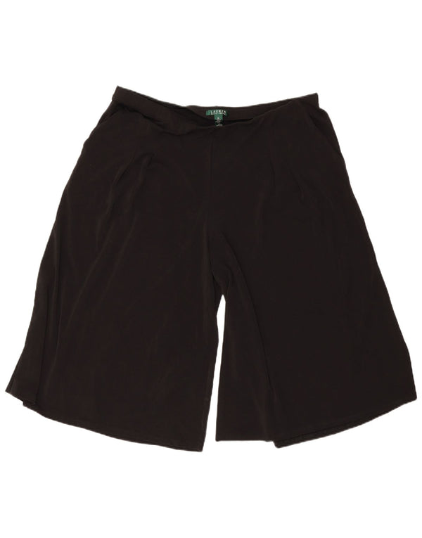 Pantaloncini culotte da donna Ralph Lauren XL W40 poliestere nero