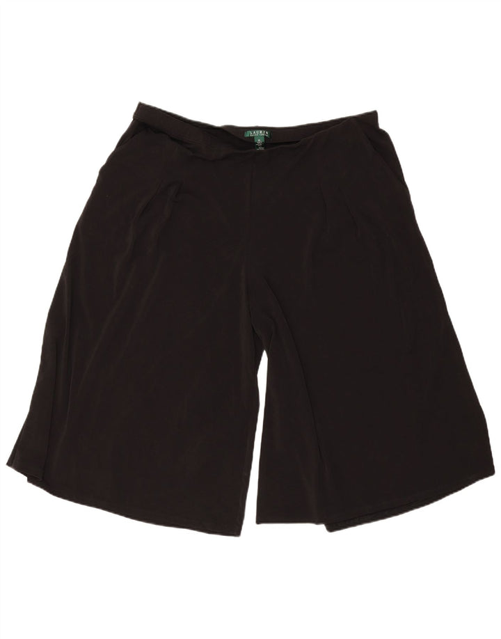 Pantaloncini culotte da donna Ralph Lauren XL W40 poliestere nero