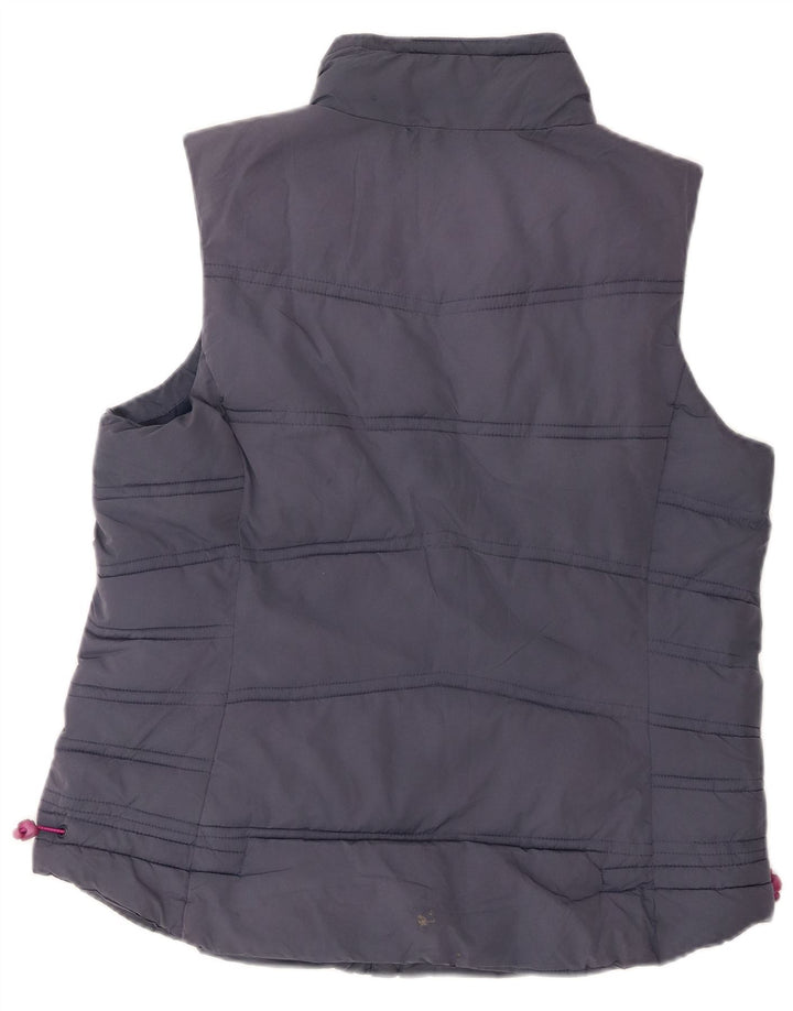 Gilet imbottito da donna Weird Fish UK 14 grande poliestere blu navy