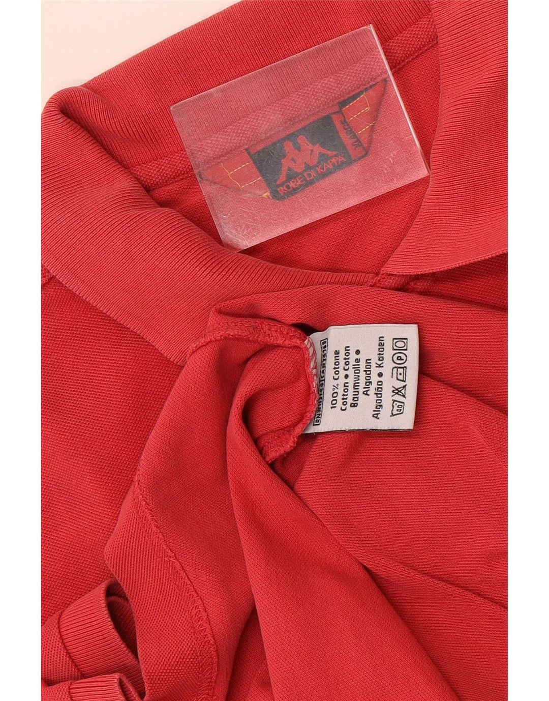 Polo Kappa Uomo XL Rosso Cotone