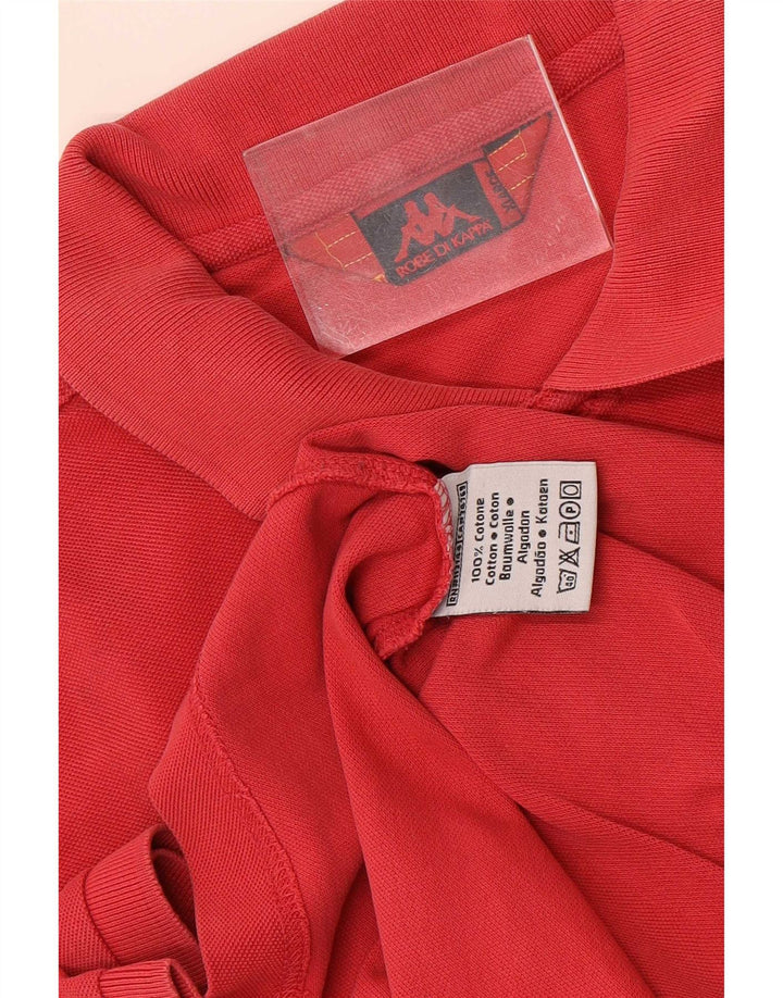 Polo Kappa Uomo XL Rosso Cotone