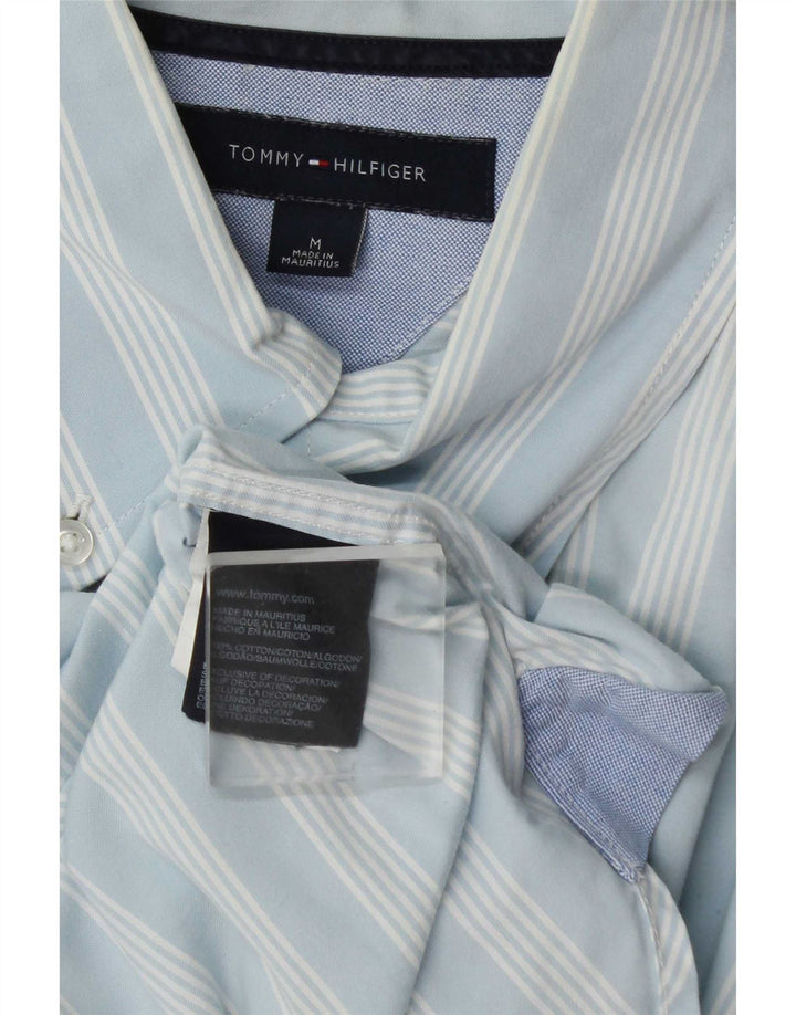 Camicia da uomo Tommy Hilfiger in cotone a righe blu medio