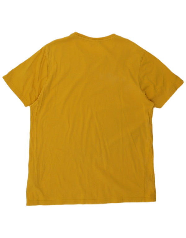 T-shirt da uomo Ellesse Top in cotone giallo medio
