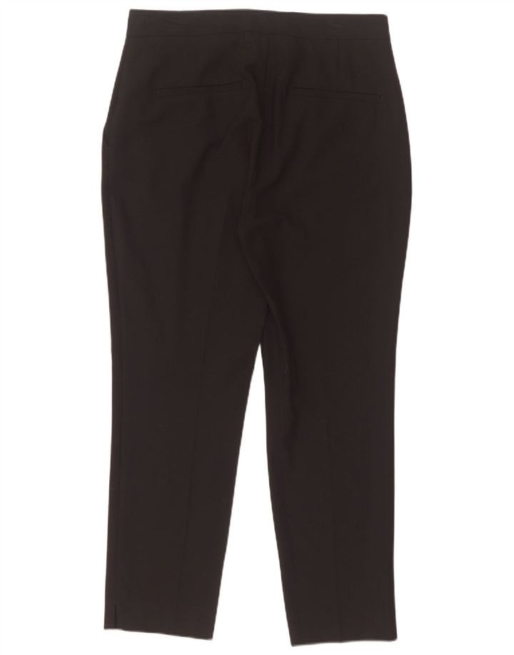 Pantaloni chino slim da donna Zara EU 38 Small W28 L26 poliestere nero