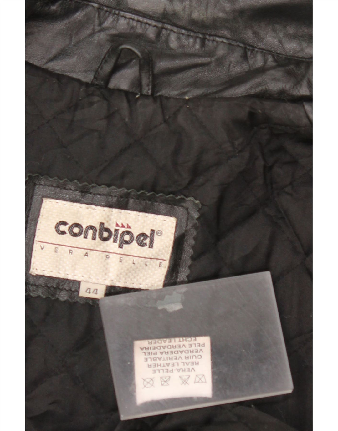 Giacca in Pelle Uomo CONBIPEL IT 44 XS Pelle Nera