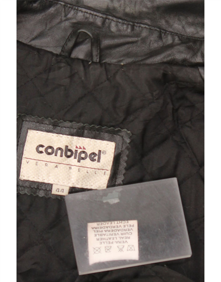 Giacca in Pelle Uomo CONBIPEL IT 44 XS Pelle Nera