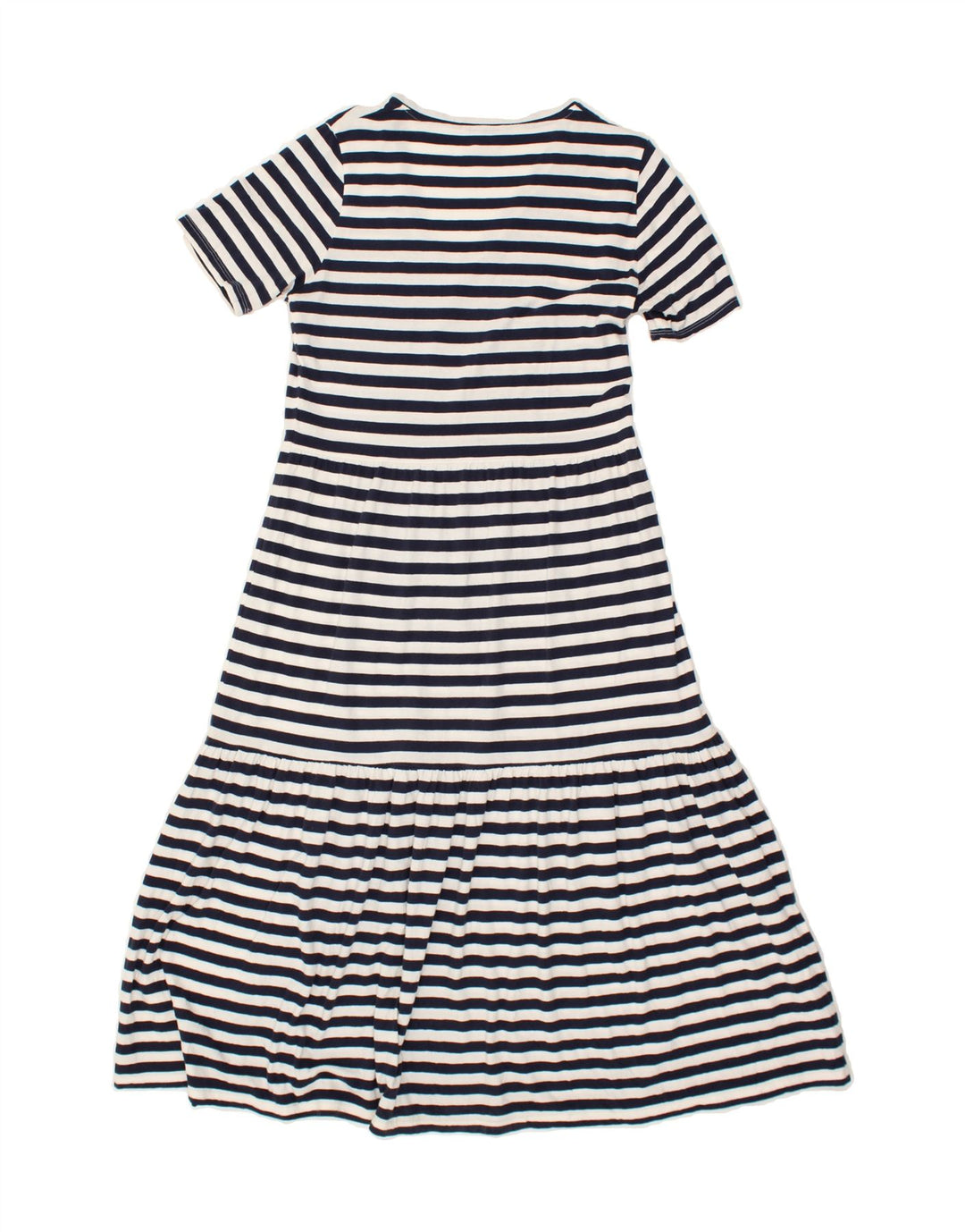 J. CREW Womens Maxi Dress UK 12 Medium Navy Blue Striped Vintage J. Crew and Second-Hand J. Crew from Messina Hembry 