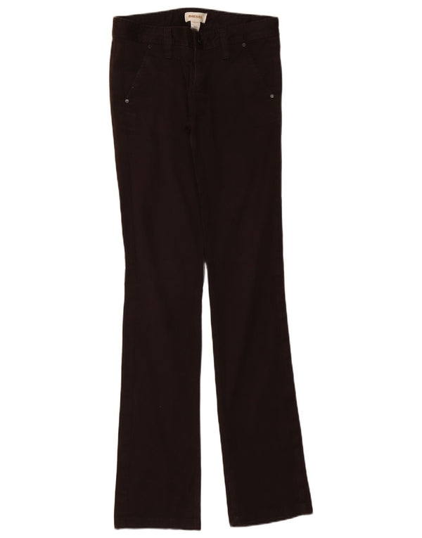 Jeans Bootcut da donna Diesel W27 L34 cotone nero