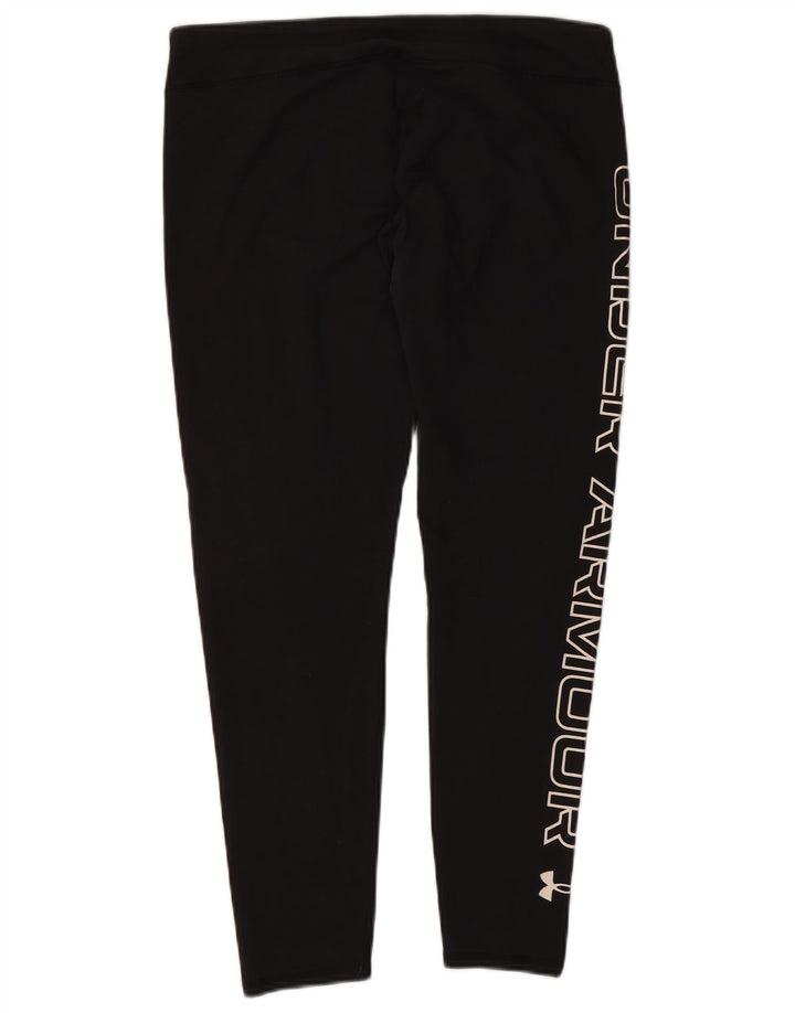 Leggings grafici da donna Under Armour UK 18 XL neri