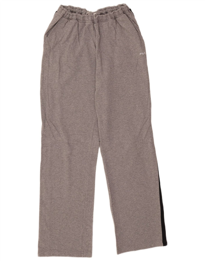 Pantaloni da tuta da uomo Fila 2XL in cotone color block grigio