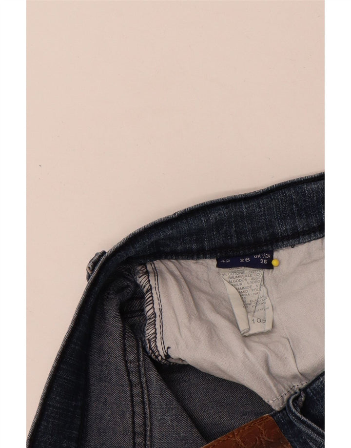 Jeans Slim Donna Trussardi W26 L27 Blu Navy Cotone
