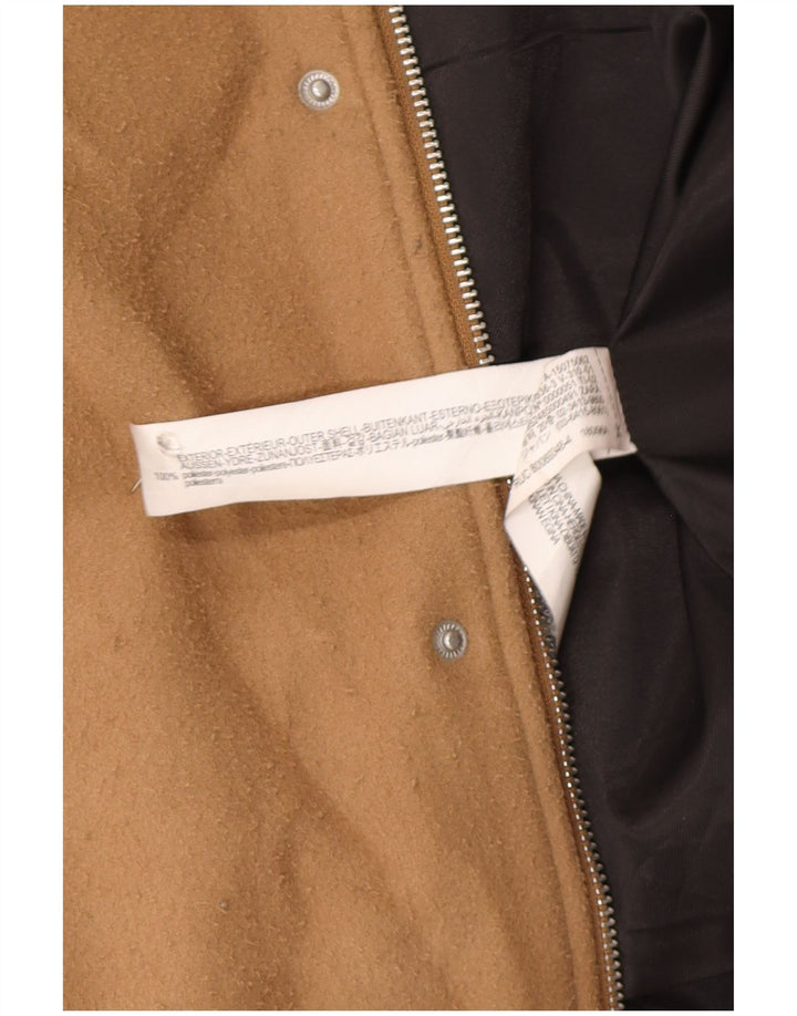Giubbotto bomber da uomo Zara UK 38 Poliestere marrone medio