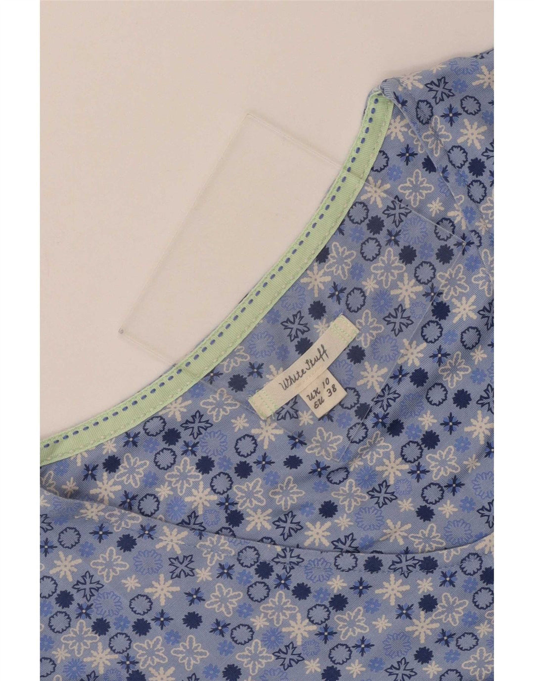 White Stuff Abito lungo da donna UK 10 Small Blue Floral
