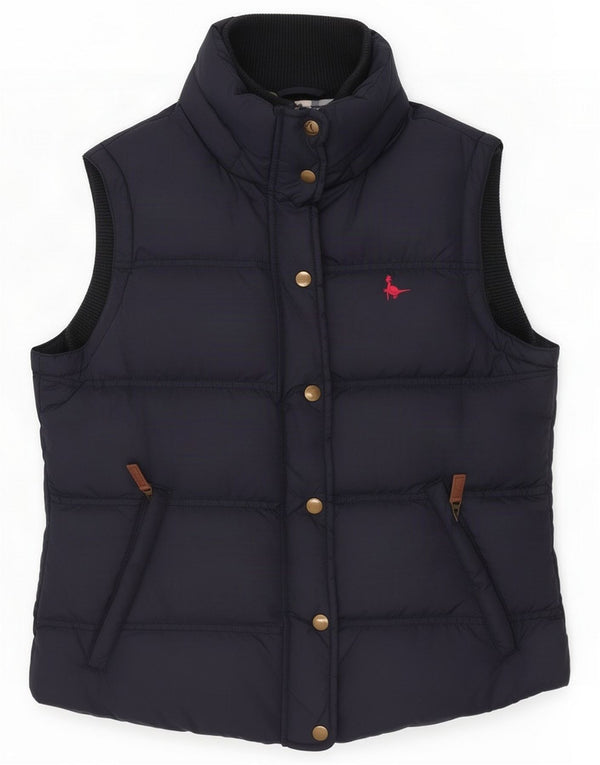 Gilet imbottito da donna Jack Wills UK 12 medio Blu navy