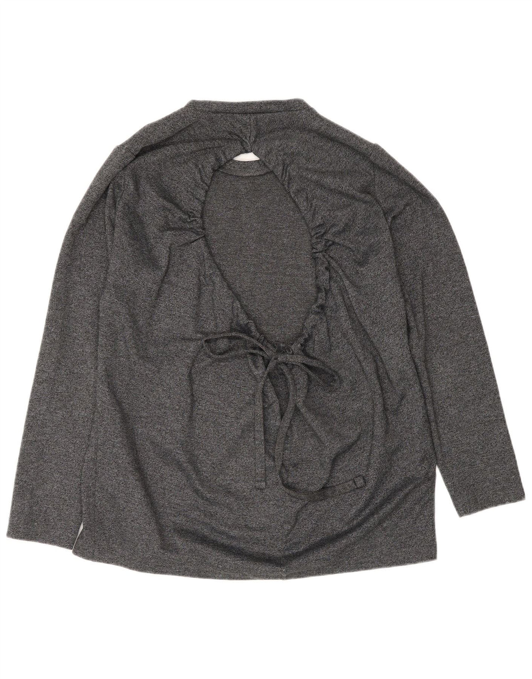 Camicetta oversize a maniche lunghe da donna Zara UK 10 Small Grigio