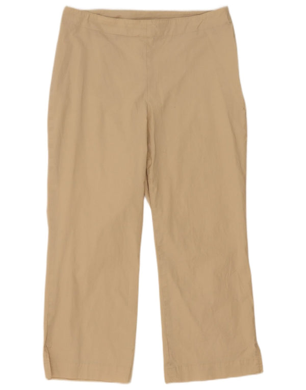Gap Womens Cropped Trousers US 8 Medium W29 L23 Beige Cotton
