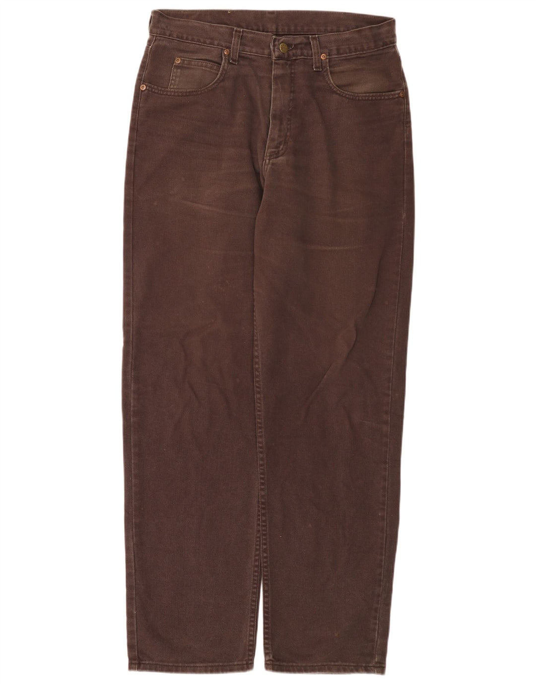 Jeans dritti da uomo Lee Kansas W34 L32 cotone marrone