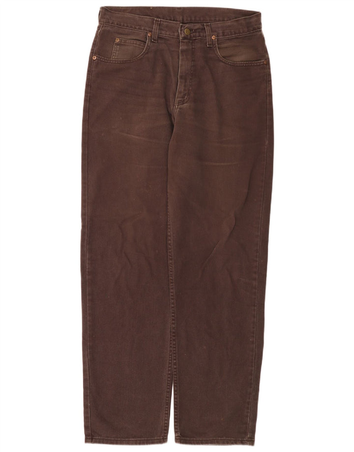 Jeans dritti da uomo Lee Kansas W34 L32 cotone marrone