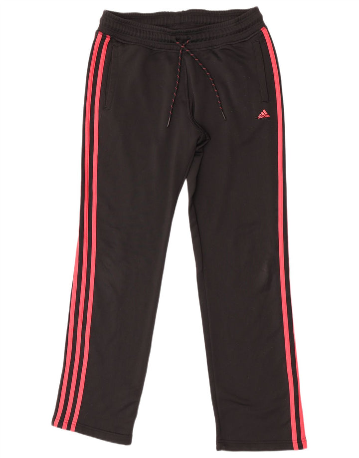 Pantaloni da tuta Adidas Climalite da donna UK 12/14 Poliestere nero medio