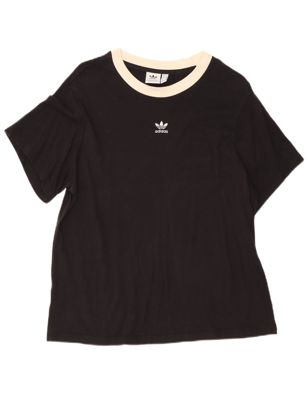 T-shirt da donna ADIDAS Top UK 12 medio nero cotone