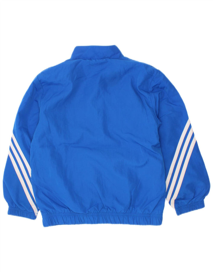Giacca Top della tuta da ragazzo Adidas 3-4 anni in poliestere blu