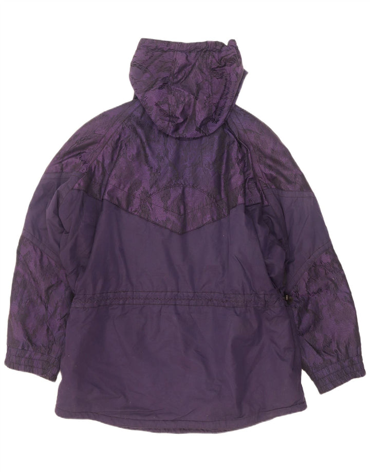 Giacca anorak oversize con cappuccio da donna Rodeo UK 16 grande poliestere viola