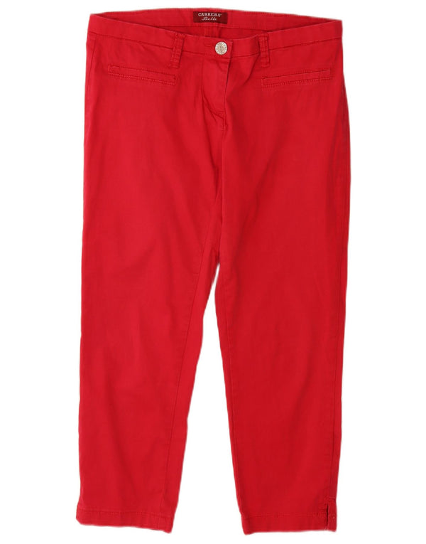 Pantaloni capri slim da donna CARRERA W30 L24 Rossi