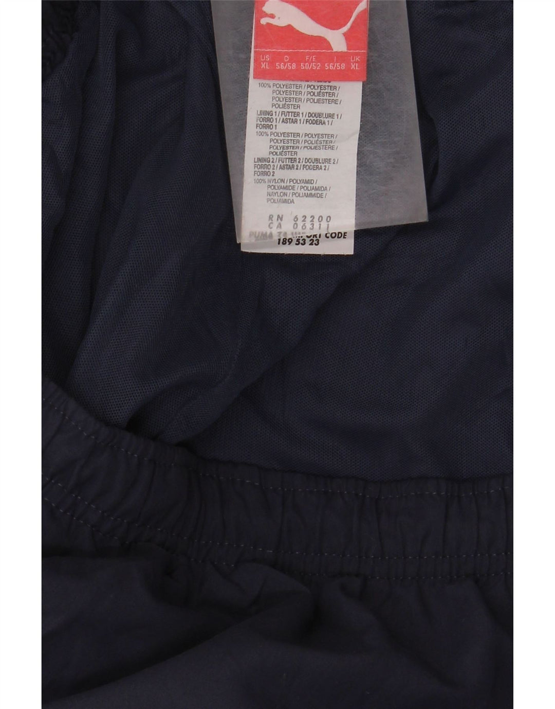 Pantaloni da tuta da uomo PUMA Joggers XL Poliestere color block blu navy