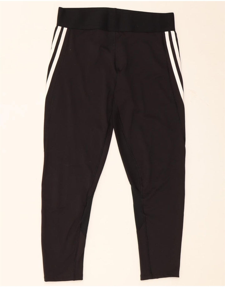 Leggings Adidas Aeroready da donna UK 12/14 Poliestere nero medio