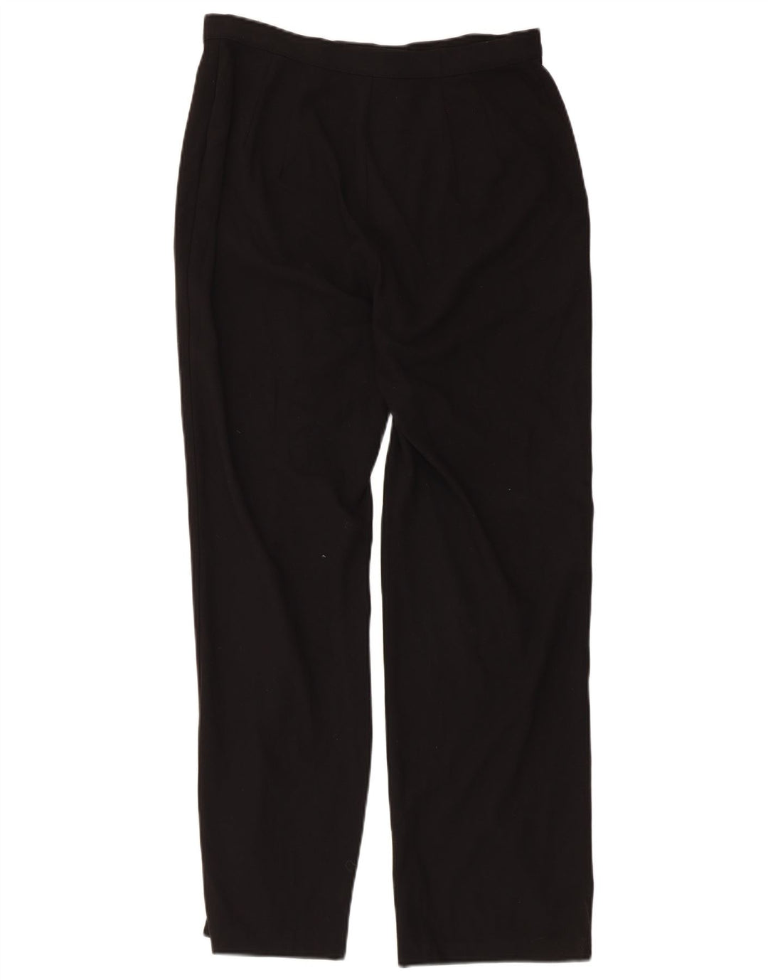 Pantaloni da abito dritti da donna Marks & Spencer UK 14 medi W30 L29 neri