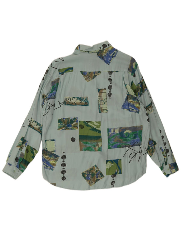 Nazzareno G. Camicia Uomo Large Patchwork Blu