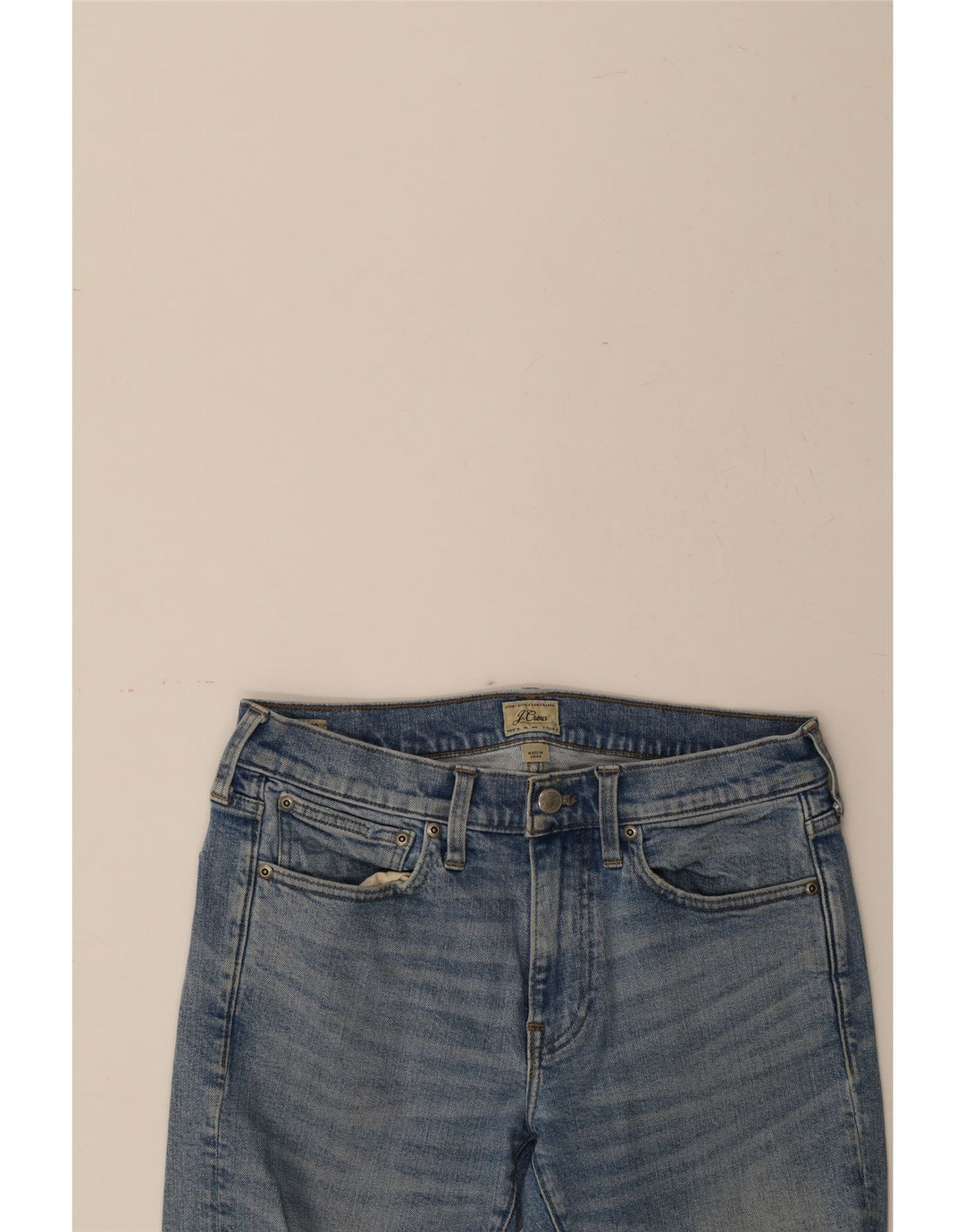 J. CREW Womens Straight Jeans W30 L27 Blue Cotton Vintage J. Crew and Second-Hand J. Crew from Messina Hembry 