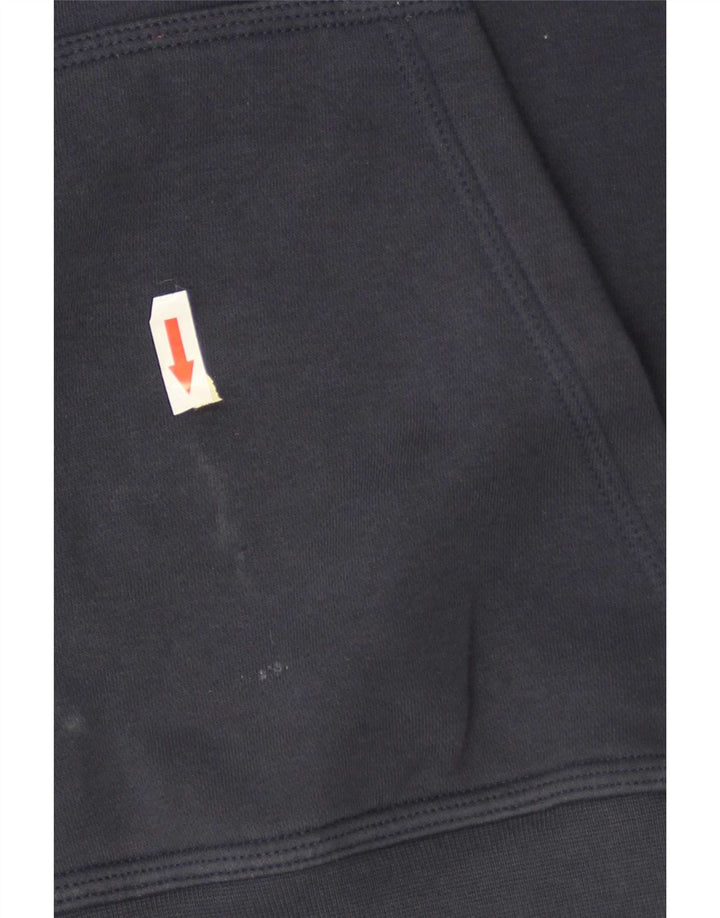 Felpa con cappuccio da uomo Nike Small in cotone blu navy